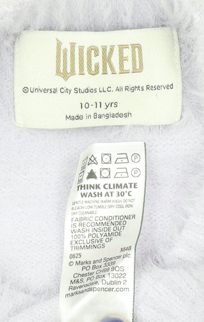 Marks and Spencer Girls Lilac Wicked Pullover Jumper 10-11 Years Soft Knit