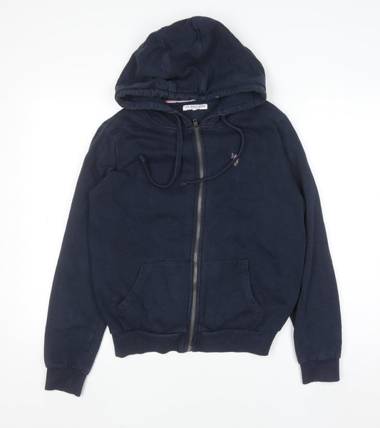 Womens UK Size S U.S. Polo Assn. Blue Full Zip Hoodie
