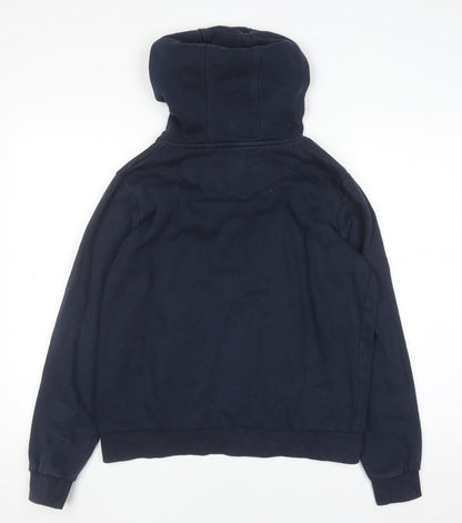 Womens UK Size S U.S. Polo Assn. Blue Full Zip Hoodie