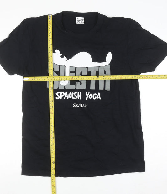 Originals by PM Men's Black Funny Graphic T-Shirt M