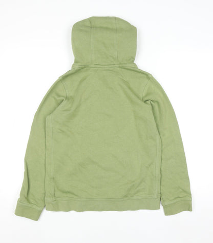 Womens UK Size L Nike Green Pullover Hoodie