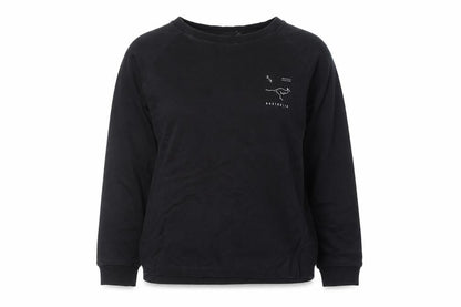 Womens UK Size 8 Mango Black Pullover Sweatshirt