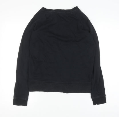 Womens UK Size 8 Mango Black Pullover Sweatshirt