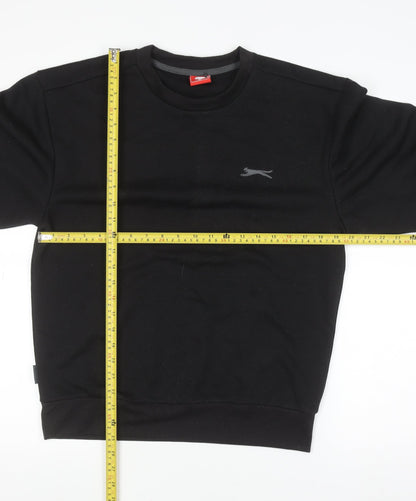 Mens UK Size S Slazenger Black Pullover Sweatshirt