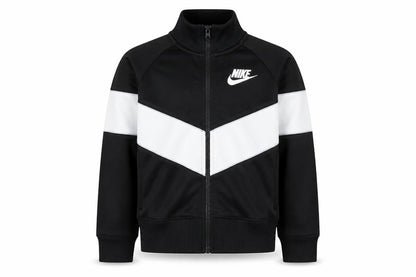 Nike Boys Black & White Full Zip Sweatshirt Size S (128-137cm)