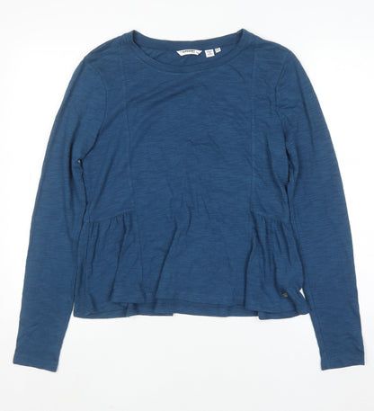 Womens UK Size 10 Superdry Blue Basic T-Shirt