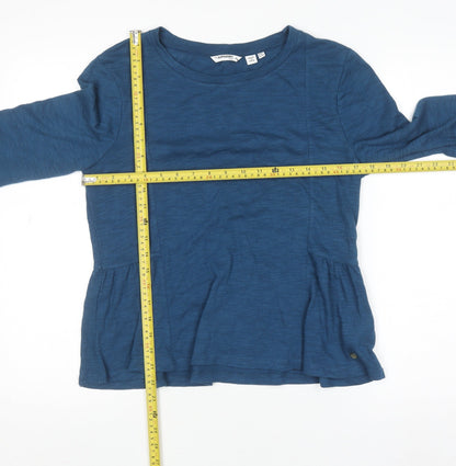 Womens UK Size 10 Superdry Blue Basic T-Shirt