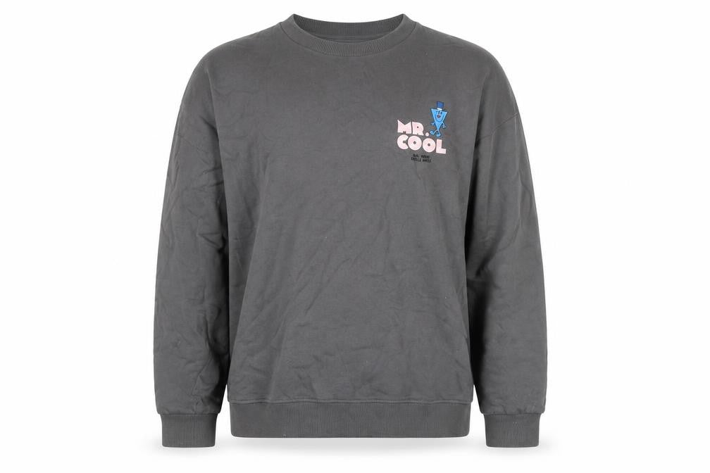 Mens UK Size L Comic Relief Grey Pullover Sweatshirt