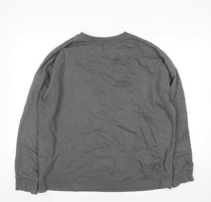 Mens UK Size L Comic Relief Grey Pullover Sweatshirt