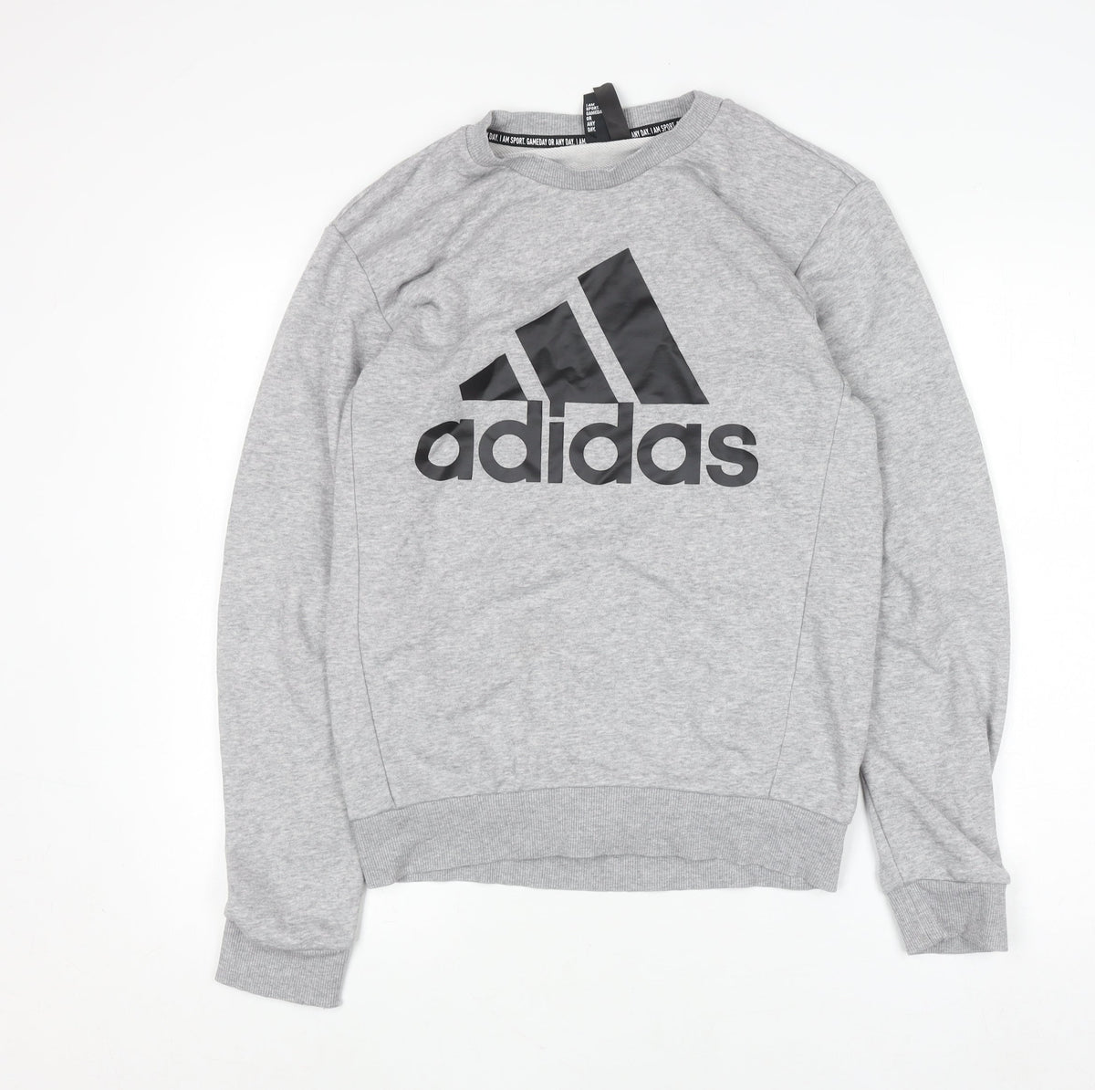 Mens UK Size XS adidas Grey Pullover Sweatshirt
