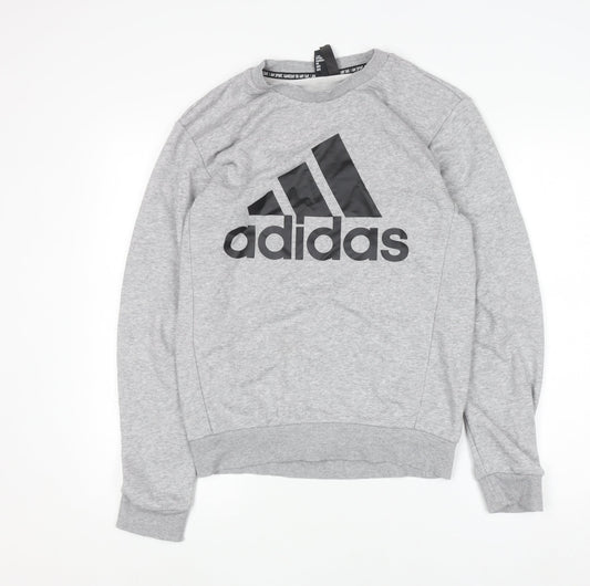 Mens UK Size XS adidas Grey Pullover Sweatshirt