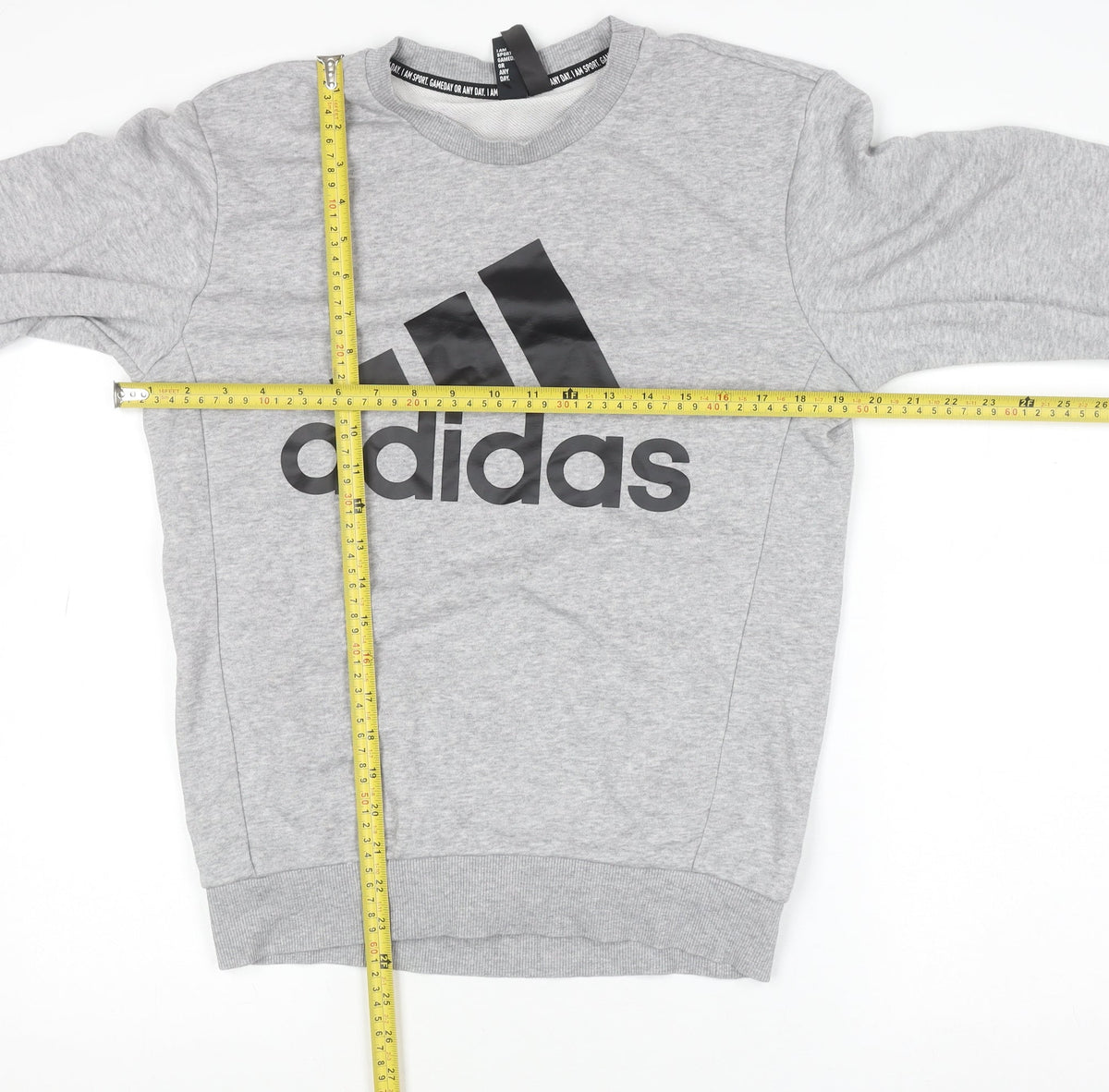 Mens UK Size XS adidas Grey Pullover Sweatshirt