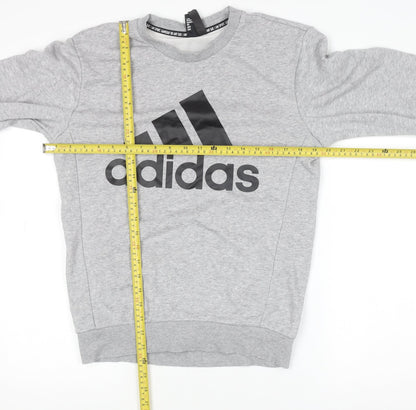 Mens UK Size XS adidas Grey Pullover Sweatshirt