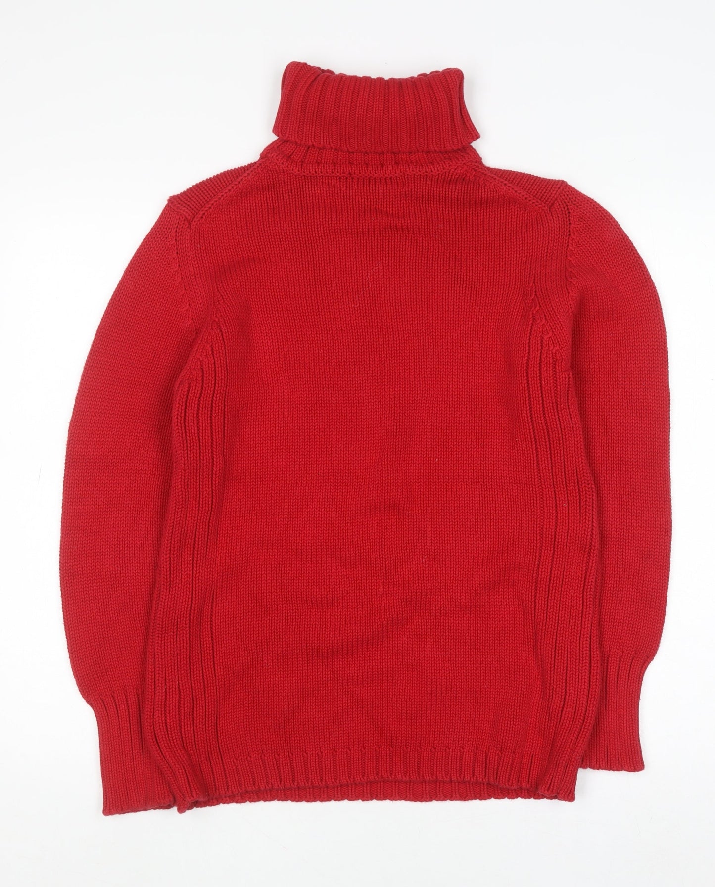 Womens UK Size S Maine New England Red Pullover Jumper