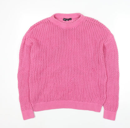 Womens UK Size L Marks and Spencer Pink Pullover Jumper
