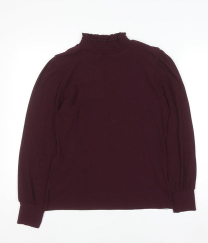Womens UK Size 16 M&Co Red Pullover Jumper