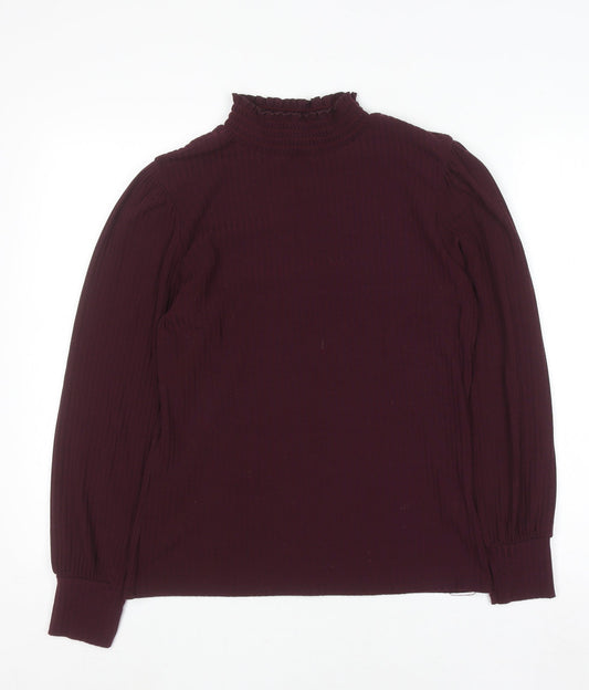 Womens UK Size 16 M&Co Red Pullover Jumper