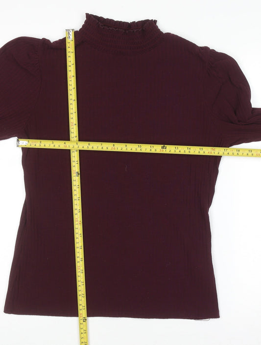 Womens UK Size 16 M&Co Red Pullover Jumper