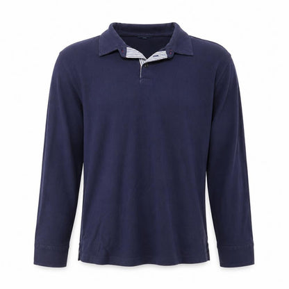 Marks and Spencer Blue Harbour Men's Blue Long Sleeve Cotton Shirt M