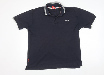 Mens UK Size L Slazenger Cotton Polo Shirt