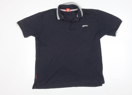 Mens UK Size L Slazenger Cotton Polo Shirt