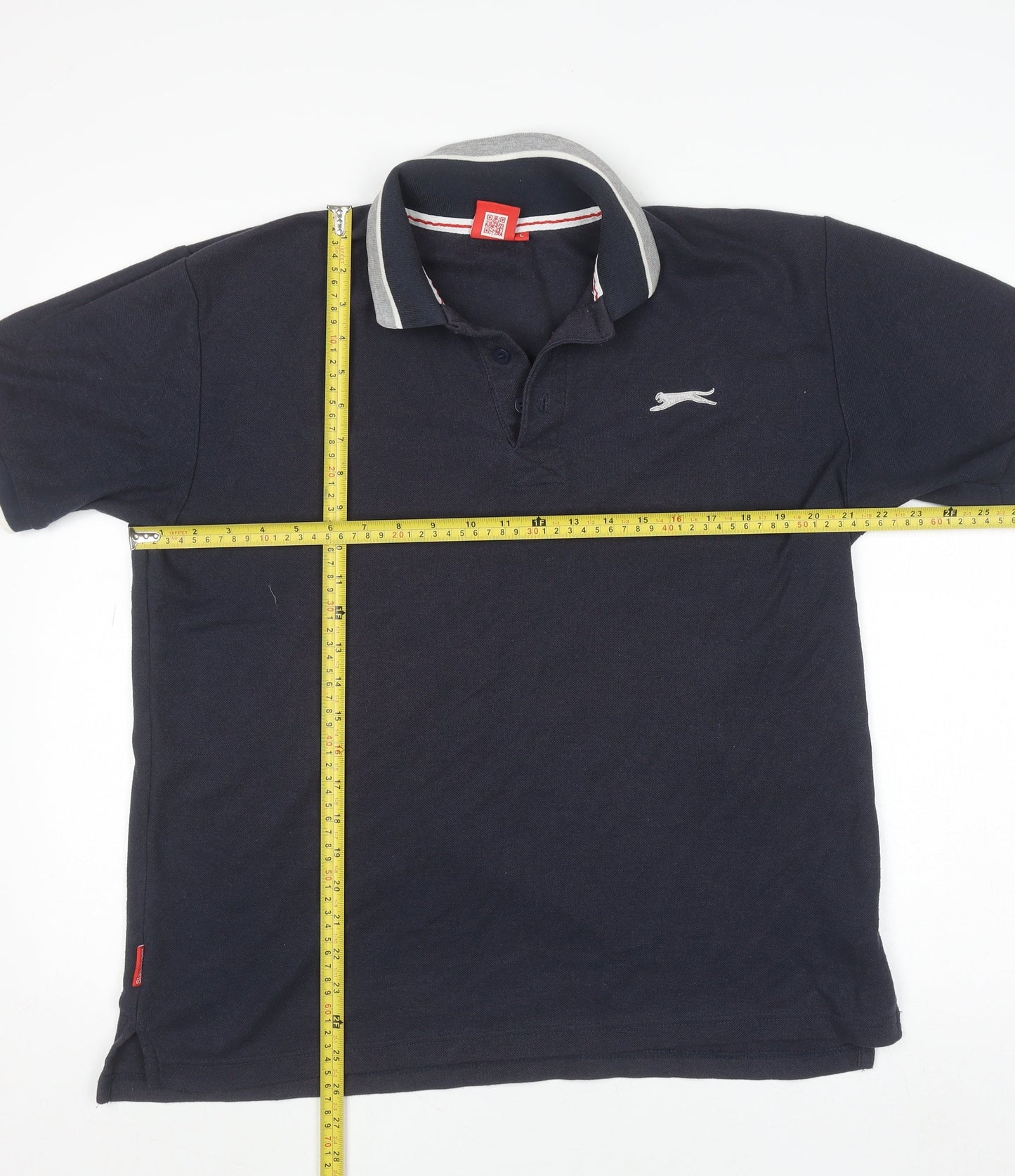 Mens UK Size L Slazenger Cotton Polo Shirt