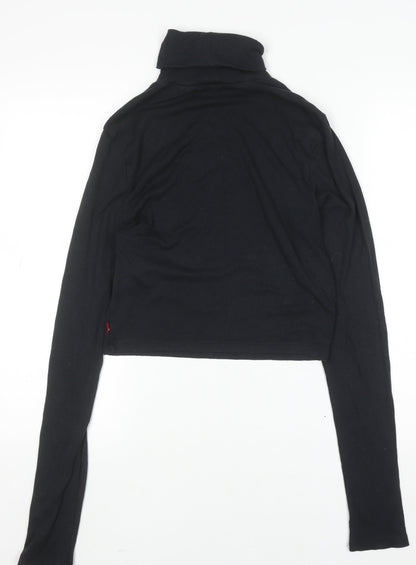 Womens UK Size M Levi's Black Pullover Jumper