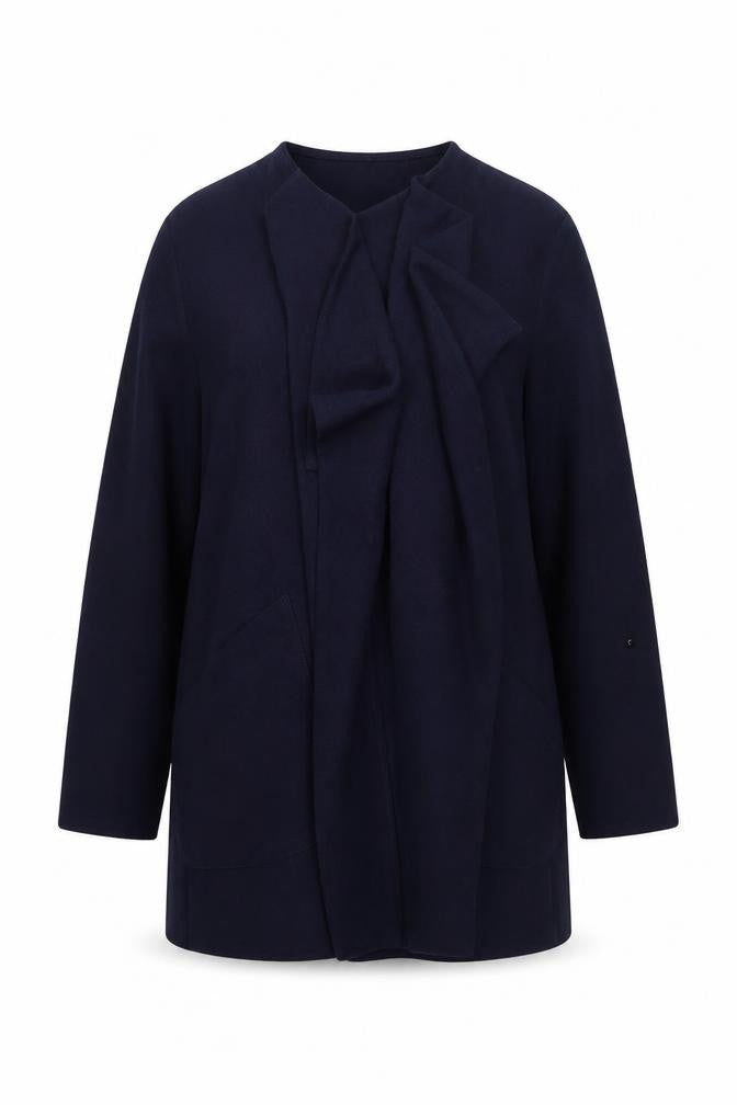 Womens UK Size 14 M&Co Blue Basic Jacket