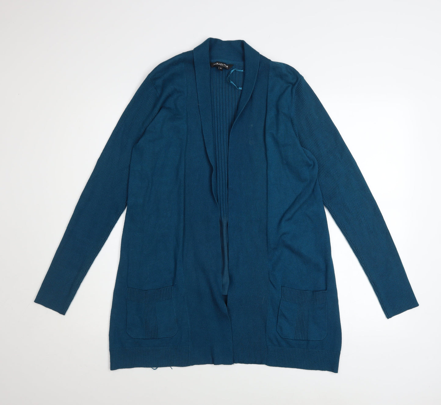Debenhams Collection Women’s Blue Cardigan Size 14 Long Sleeve Knit