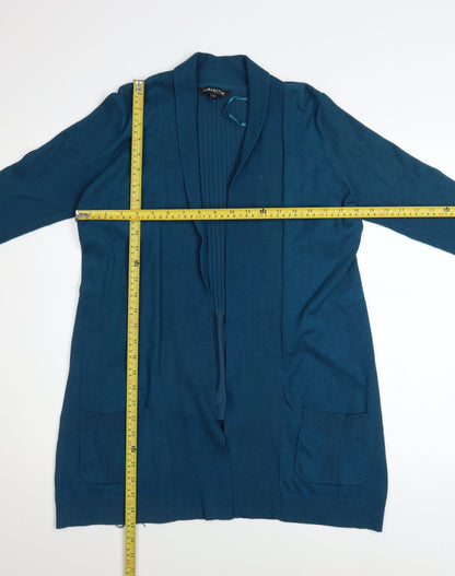 Debenhams Collection Women’s Blue Cardigan Size 14 Long Sleeve Knit