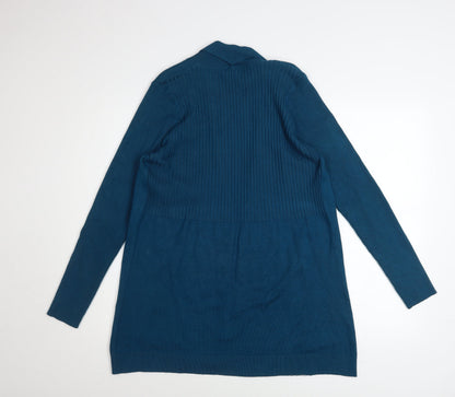 Debenhams Collection Women’s Blue Cardigan Size 14 Long Sleeve Knit
