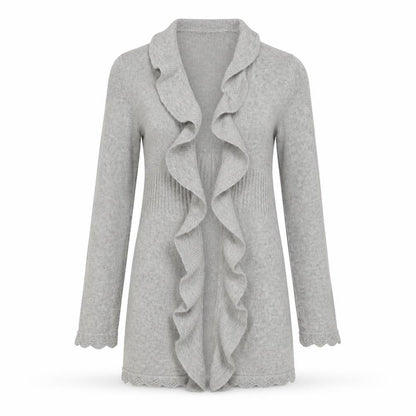 Womens UK Size M Cynthia Rowley Grey Cardigan Jumper