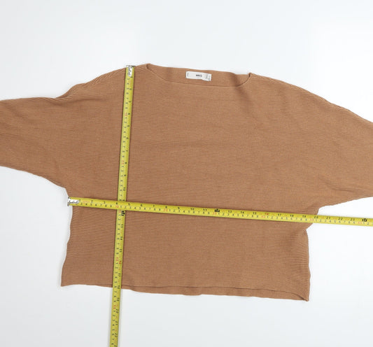 Womens UK Size 8 MNG Beige Pullover Jumper