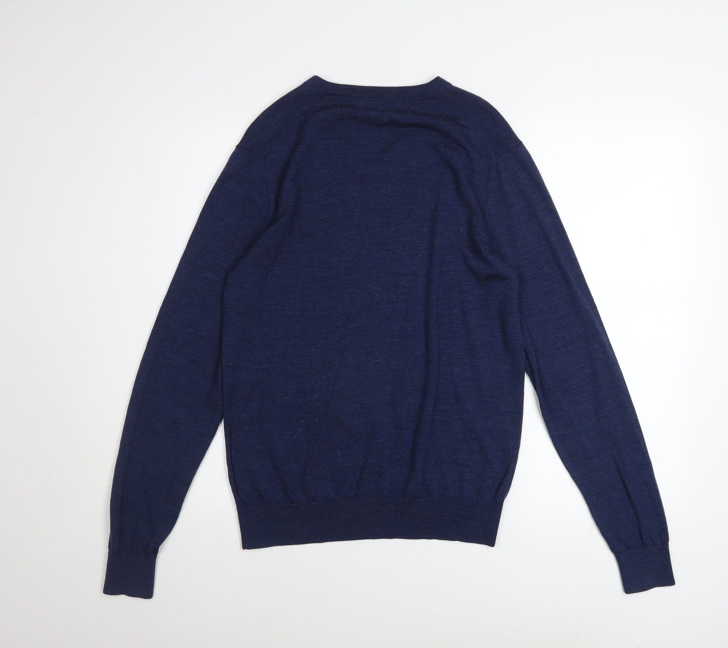 Mens UK Size S Uniqlo Blue Pullover Jumper