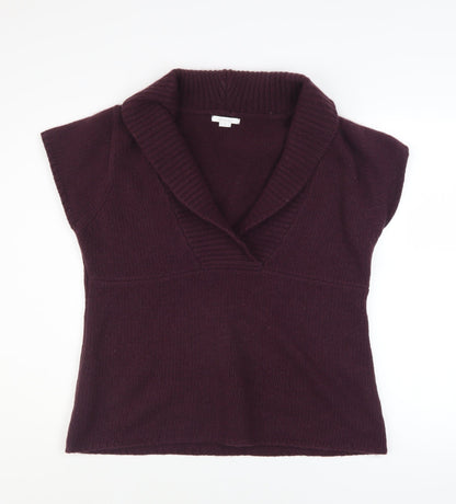 Womens UK Size 10 Wolsey Purple Pullover Jumper