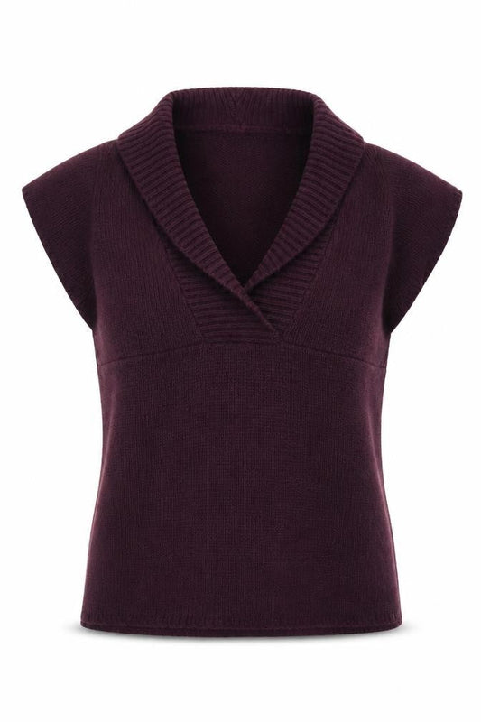 Womens UK Size 10 Wolsey Purple Pullover Jumper