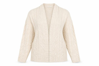 Womens UK Size L TU Ivory Cardigan Jumper