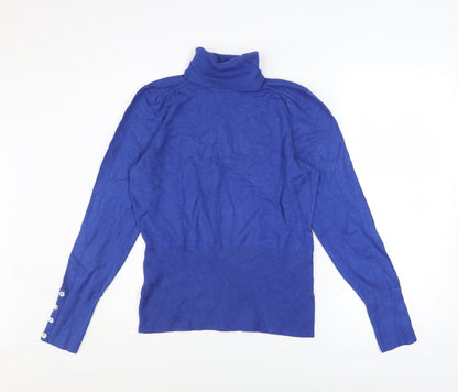 Womens UK Size 14 John Lewis Blue Pullover Jumper