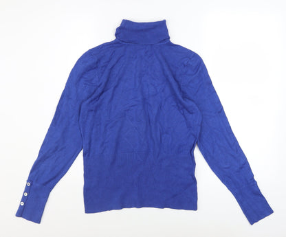 Womens UK Size 14 John Lewis Blue Pullover Jumper
