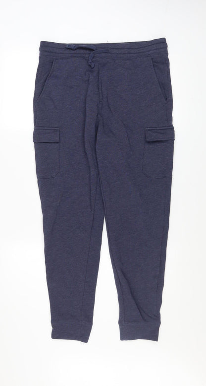 Mens UK Size M Gap Regular Fit Jogger Blue Trousers