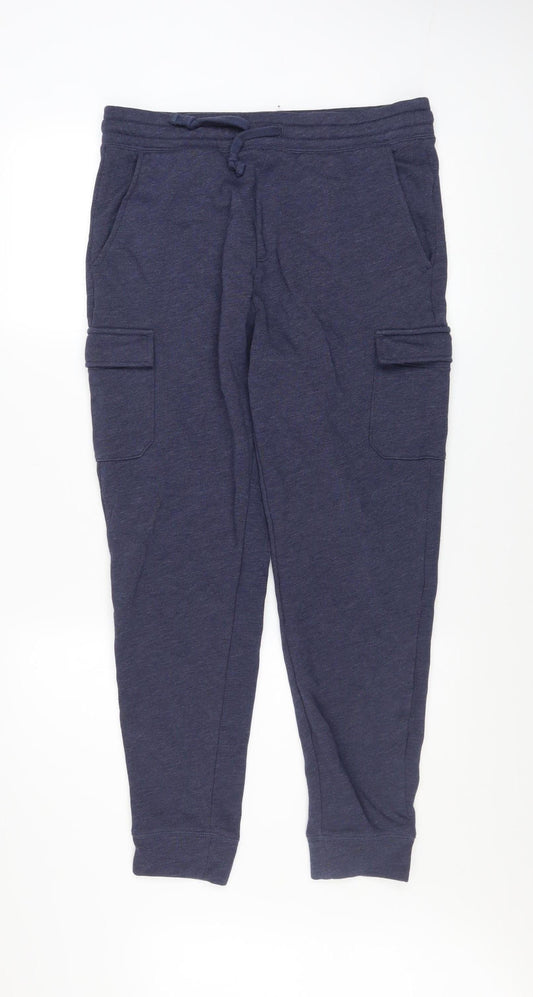 Mens UK Size M Gap Regular Fit Jogger Blue Trousers