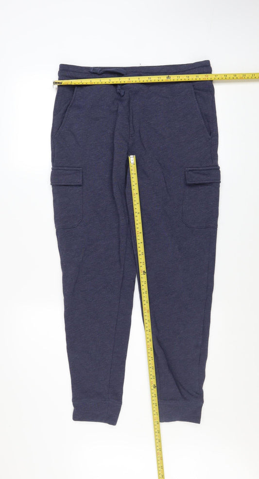 Mens UK Size M Gap Regular Fit Jogger Blue Trousers