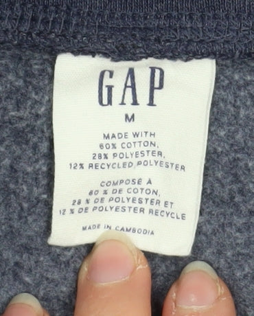 Mens UK Size M Gap Regular Fit Jogger Blue Trousers
