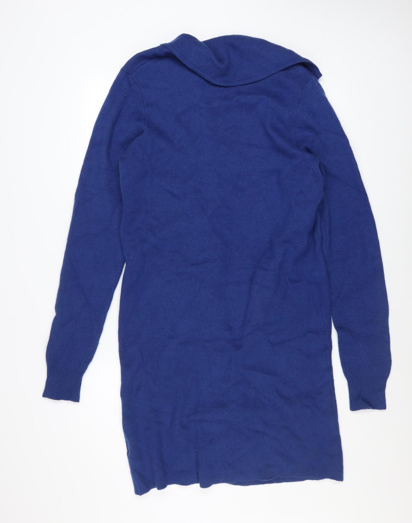 Womens UK Size L Jaeger Blue Cardigan Jumper