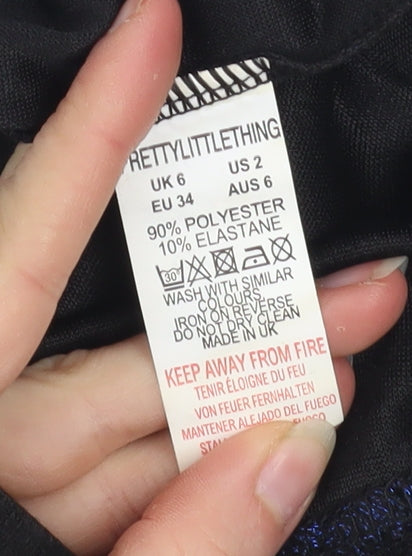 Womens UK Size 6 PRETTYLITTLETHING Bodycon Dress