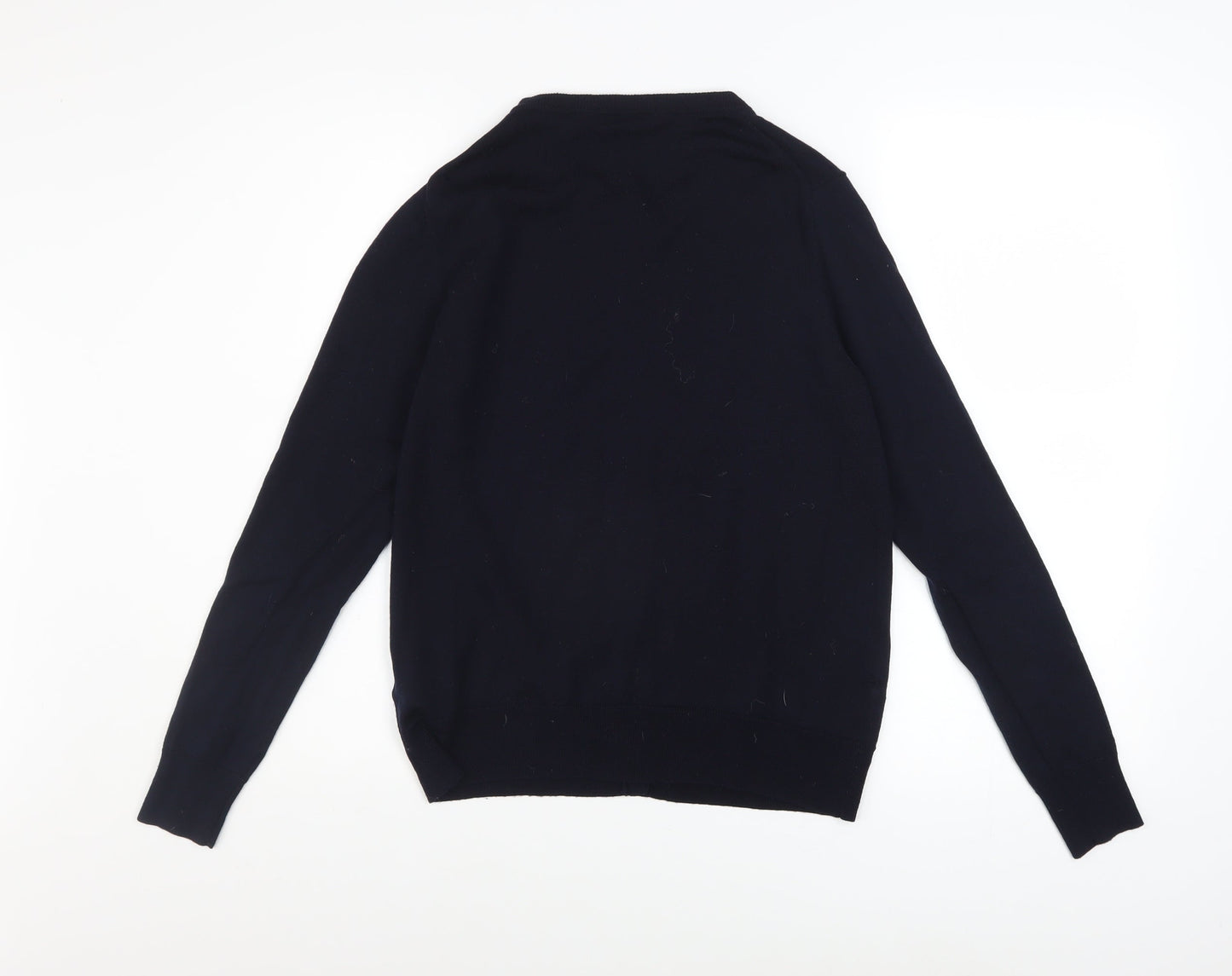 Womens UK Size M Uniqlo Black Cardigan Jumper