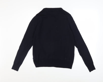 Womens UK Size M Uniqlo Black Cardigan Jumper