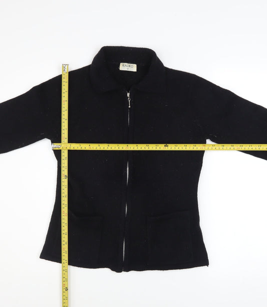 Womens UK Size 12 Kaliko Black Basic Jacket