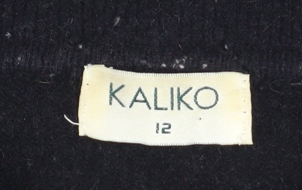 Womens UK Size 12 Kaliko Black Basic Jacket