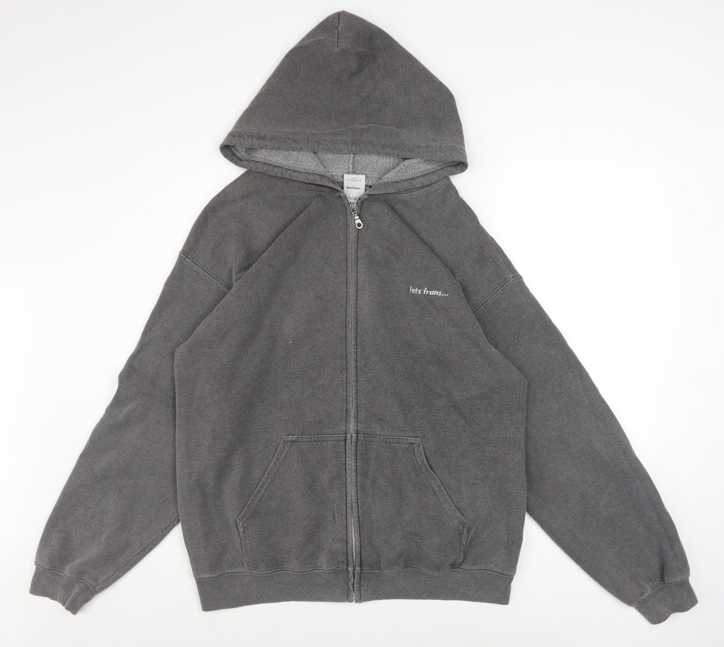 Mens UK Size M iets frans... Grey Gym & Training Casual Walking Jacket